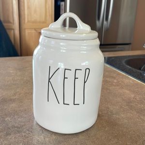 Rae Dunn baby Keep canister